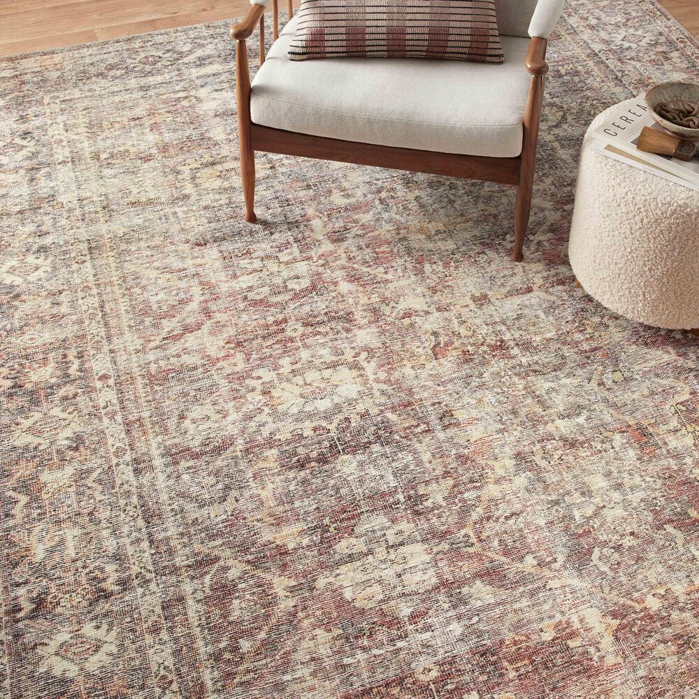 Amber Lewis x Loloi Georgie 10&#39; x 14&#39; Bordeaux and Antique Area Rug, , large