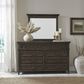 Belle Furnishings Paradise Valley 8-Drawer Dresser in Saddle Brown, , large
