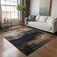 Dalyn Rug Company Nouveau NV17 9" x 12" Charcoal Indoor/Outdoor Area Rug, , large