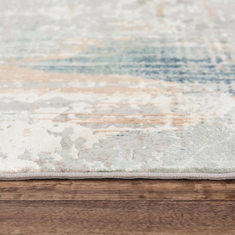 RIZZY Chelsea Ivory and Gray 5'3" x 7'6" Area Rug, , large