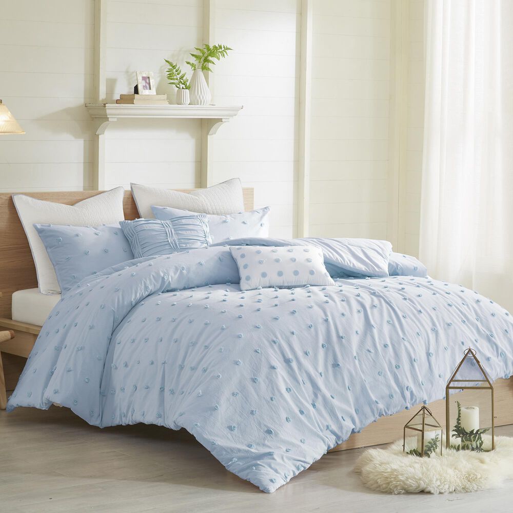 Hampton Park Brooklyn 7-Piece King/California King Comforter Set in Blue, , large