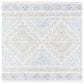 Safavieh Micro-Loop 5" Square Ivory and Grey Area Rug, , large