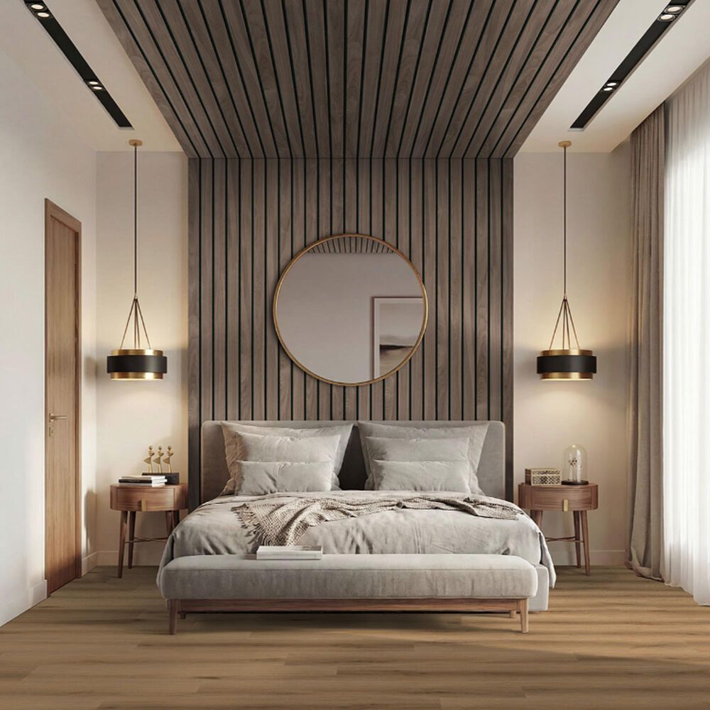 MS International Sonowood Tawny Macro 10.6" x 94" Acoustic Wood Slat Panels, , large