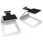 Kanto Elevated Desktop Speaker Stand for Small Speakers in White (Set of 2), , large