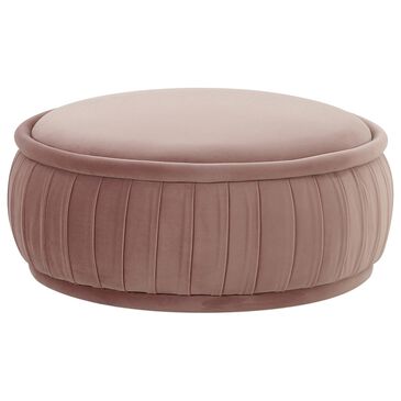 Tov Furniture Rylee Accent Ottoman in Mauve Velvet, , large