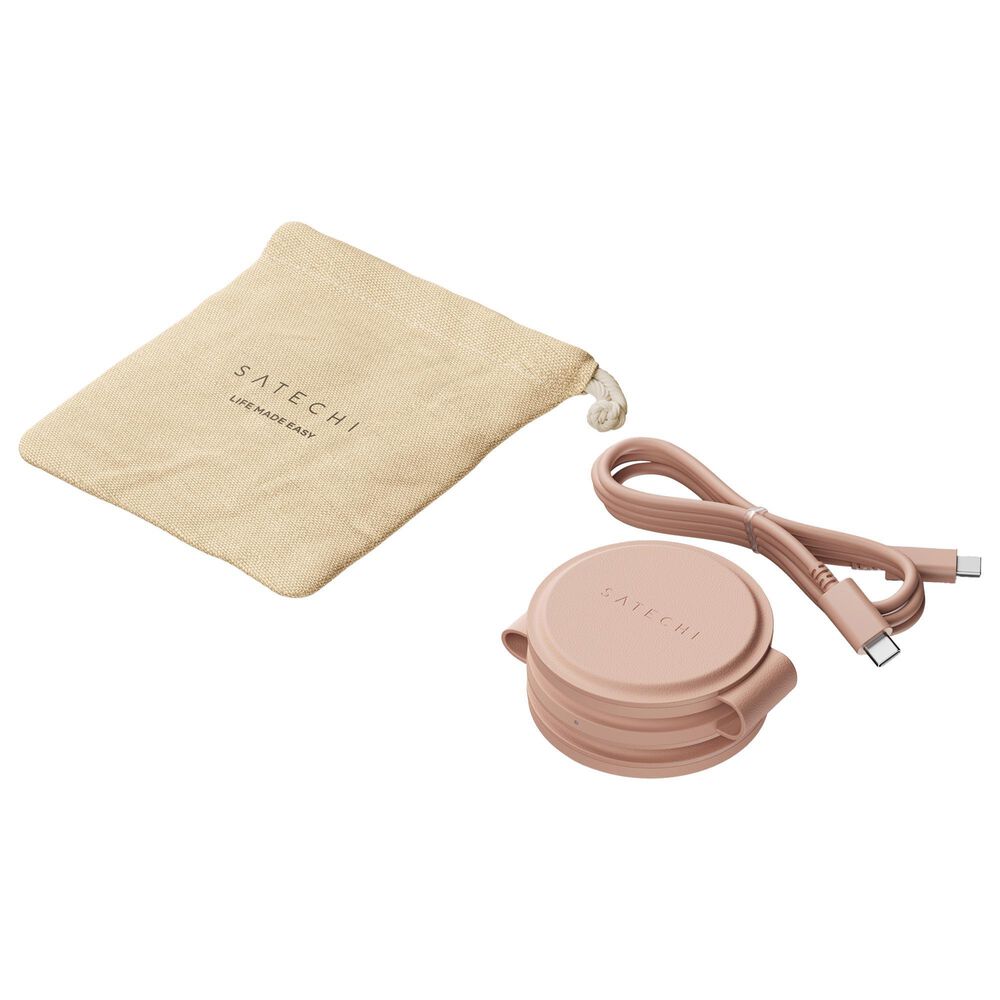 Satechi OntheGo 3-in-1 Wireless Charger in Desert Rose, , large