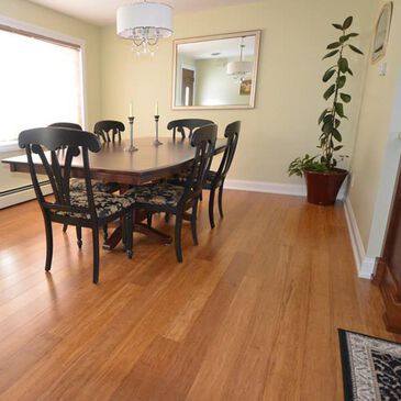 CALI Fossilized Mocha 5.3125" Engineered Bamboo Hardwood, , large