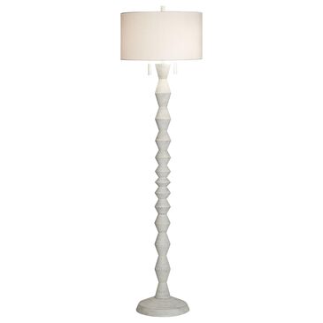Pacific Coast Lighting Norden Floor Lamp in Rustic White, , large