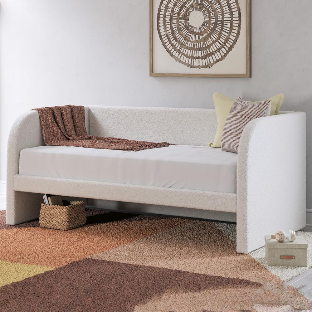 Ashley Arloster Twin Upholstered Day Bed in White, , large