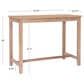 Linon Home Decor Claridge Counter Height Pub Table in Distressed Natural - Table Only, , large