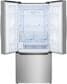 Frigidaire Gallery 20.0 Cu. Ft. Standard-Depth French Door Refrigerator in Stainless Steel, , large