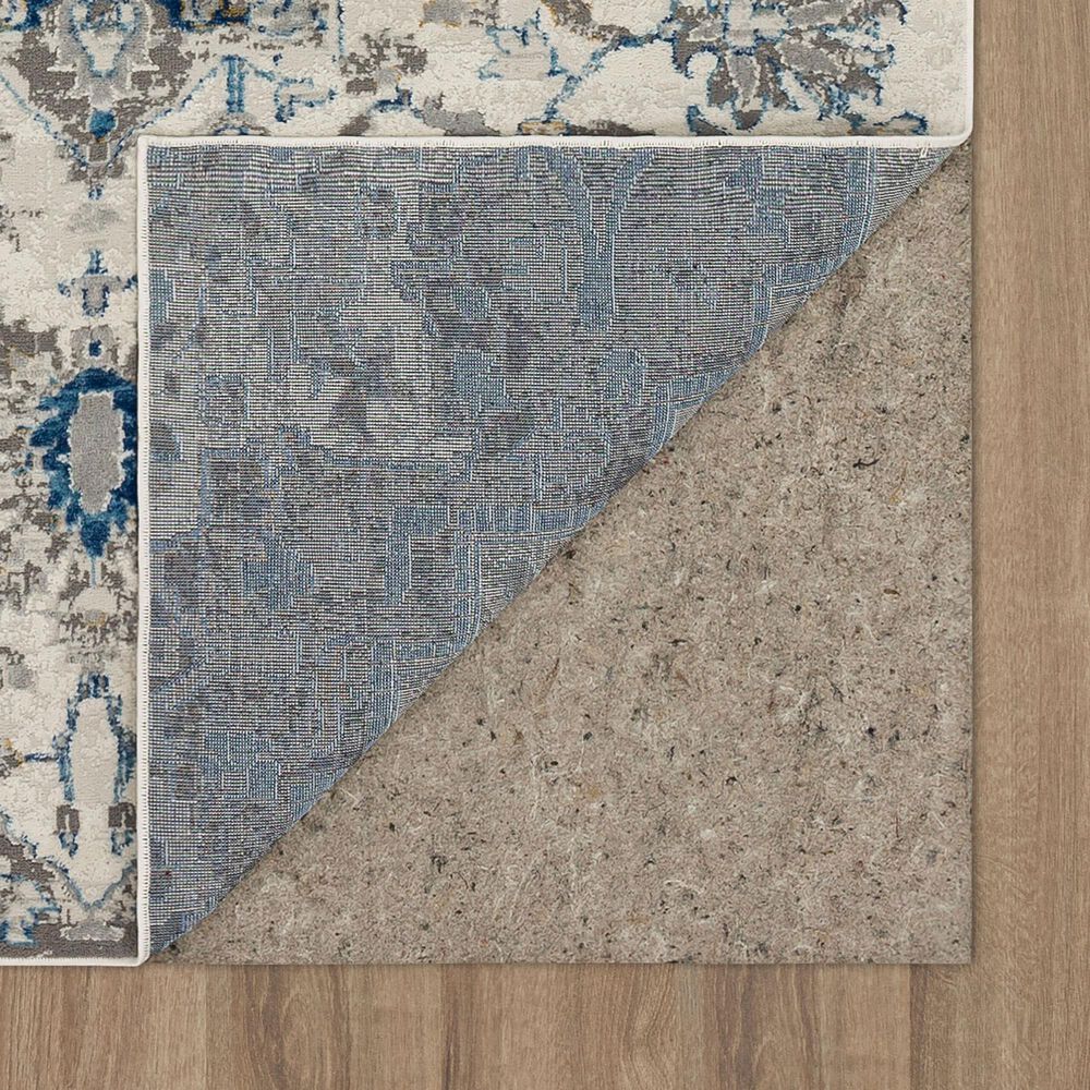 Karastan Cleo Copeland 5&#39;3&quot; x 8&#39; Blue Area Rug, , large