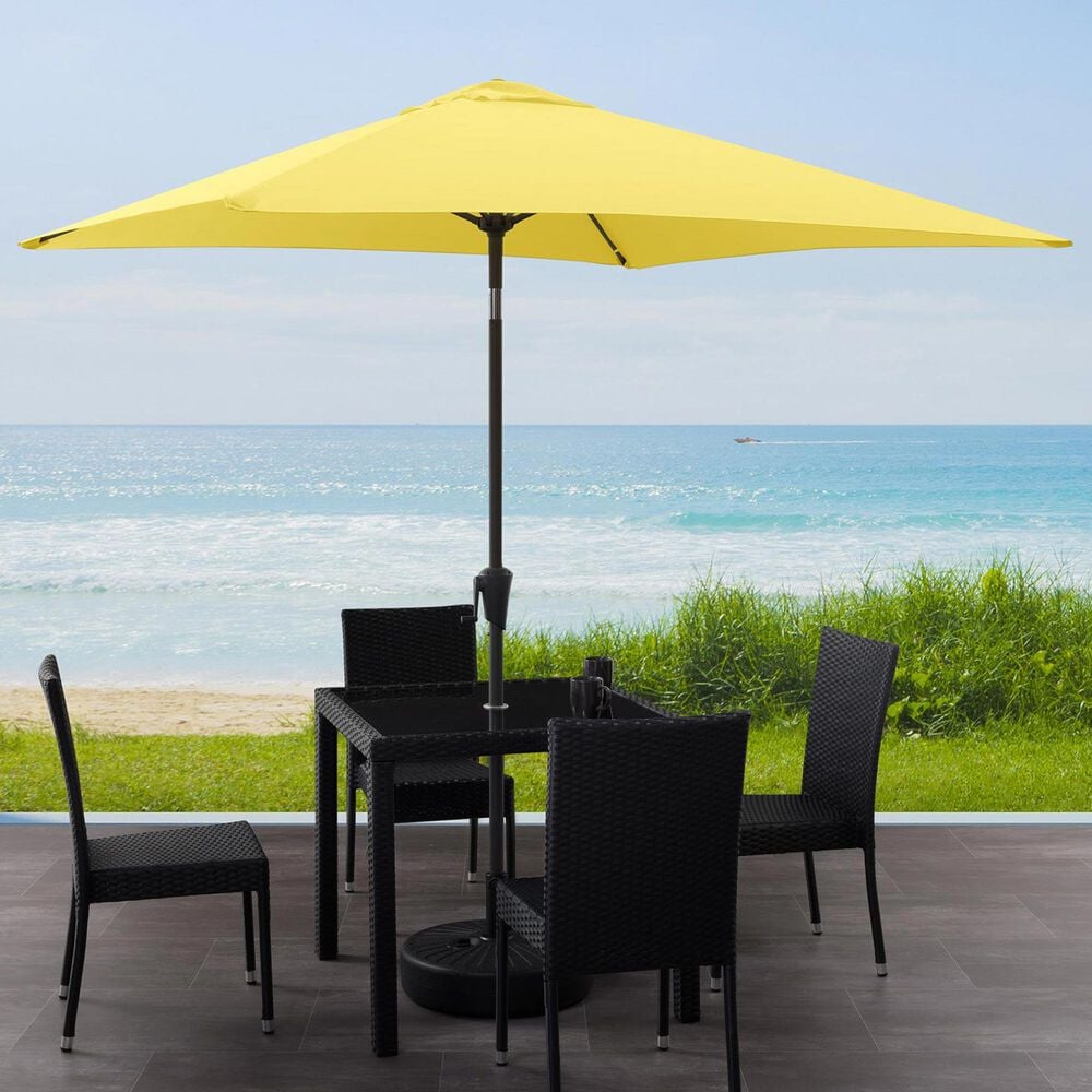 CorLiving 9' Square Tilting Patio Umbrella in Yellow, , large