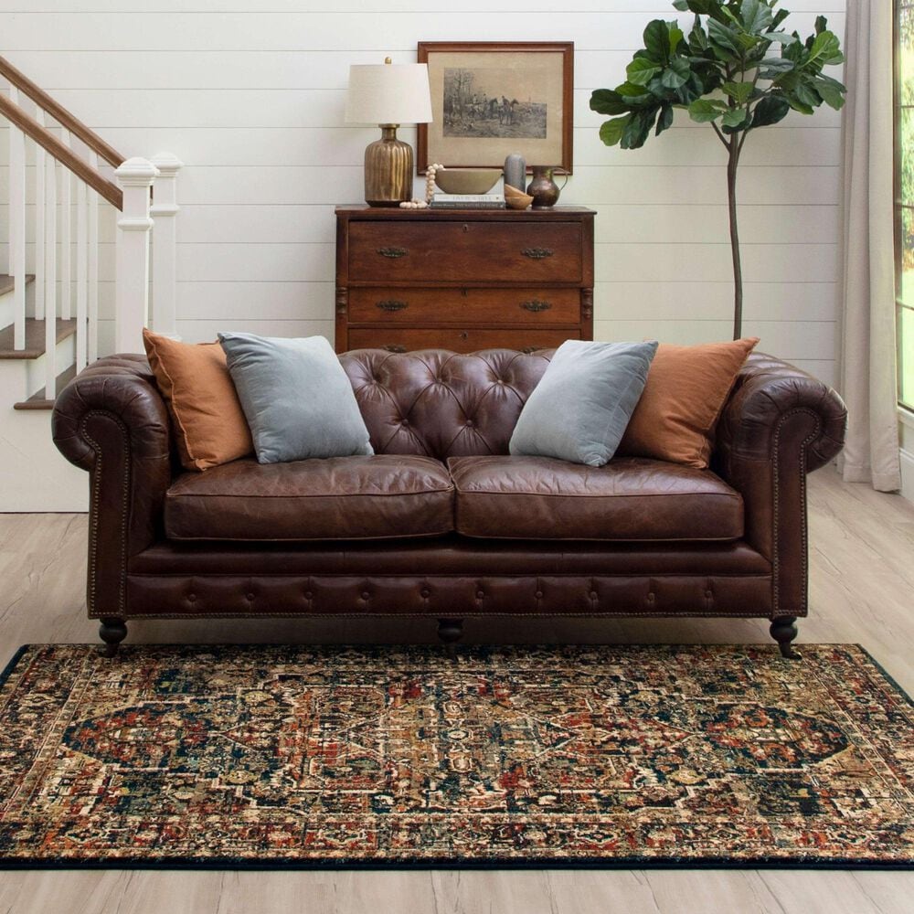 Karastan Spice Market Alcantara Sapphire 8' x 11' Area Rug, , large