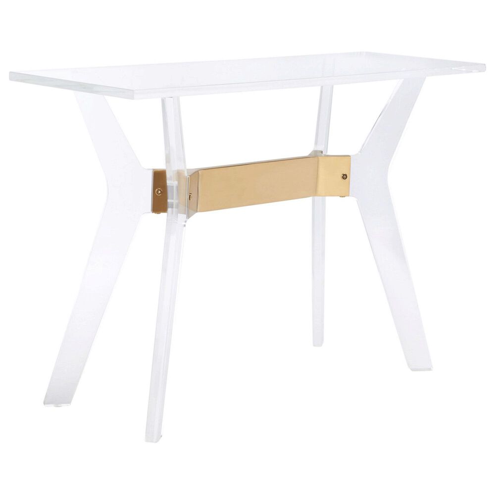Safavieh Alyssa Console Table in Brass, , large
