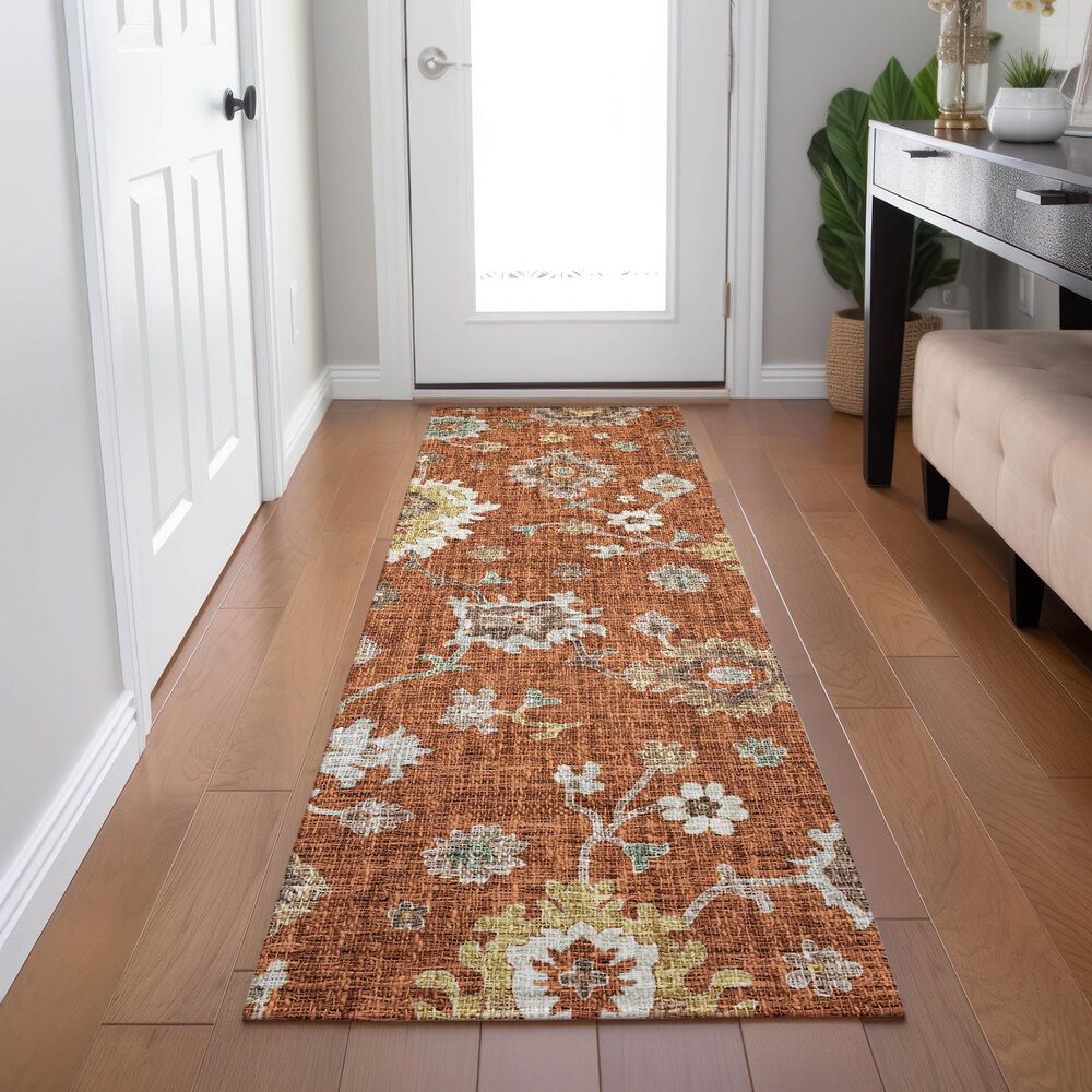 Dalyn Rug Company Portico PO6 Paprika 2&#39;3&quot; x 7&#39;6&quot; Runner, , large