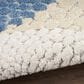 Nourison Aloha ALH29 5"3" x 7"5" Blue and Grey Indoor/Outdoor Area Rug, , large