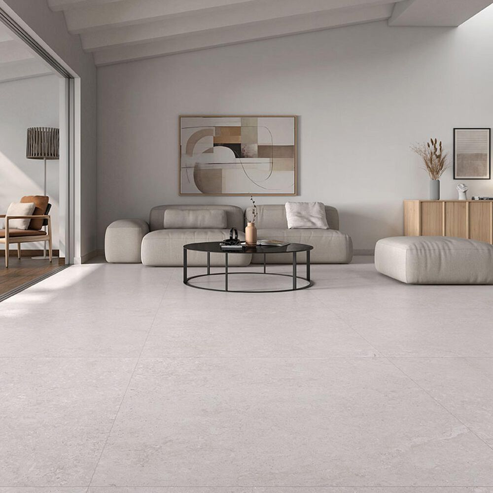 MS International Girona Perla 48" x 48" Porcelain Tile, , large