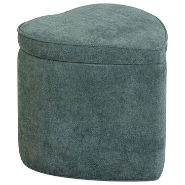 Linden Boulevard Portia Storage Ottoman in Green, , large