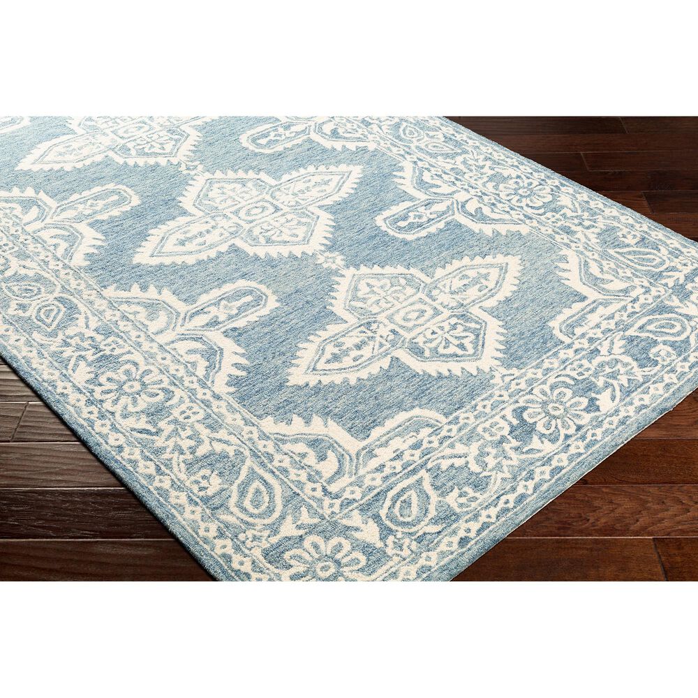 Surya Granada GND-2300 4&#39; x 6&#39; Pale Blue, Beige and Sky Blue Area Rug, , large