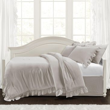 Triangle Home Fashions Reyna 6-Piece Daybed Comforter Set in Light Gray, , large