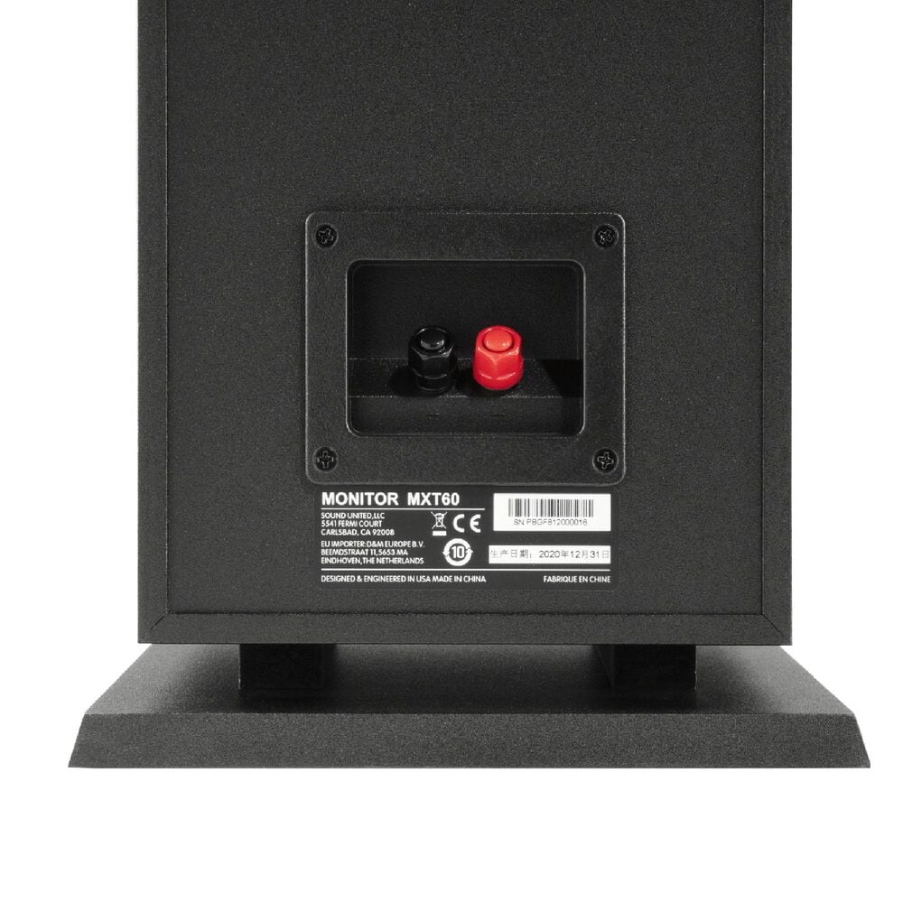 Polk 12&quot; Subwoofer + 6.5 Floorstanding Tower Speaker + 5.25 Center Channel Speaker + Denon 5.2 Channel AV 8K Receiver with HEOS Built-in in Black, , large
