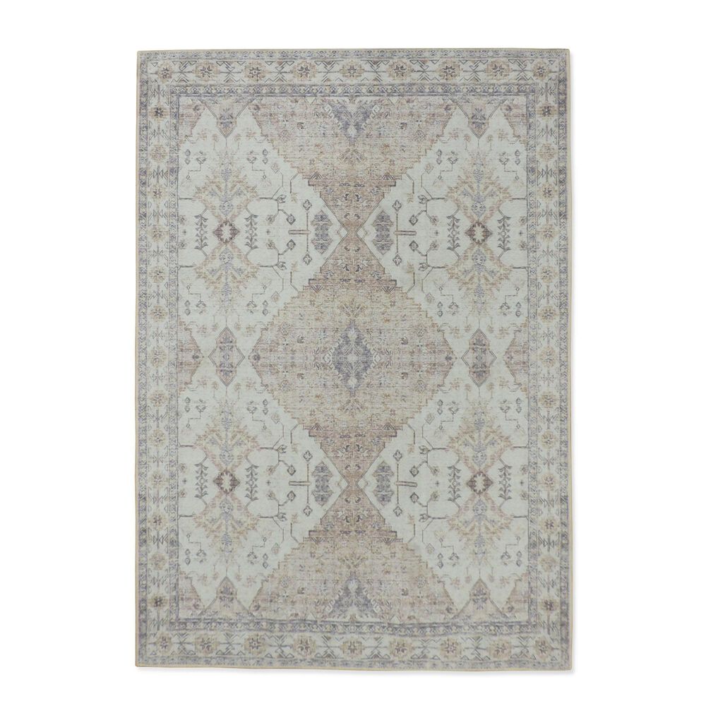 L&R Resources Amelia 5" X 7" Tan/Ivory Area Rug, , large