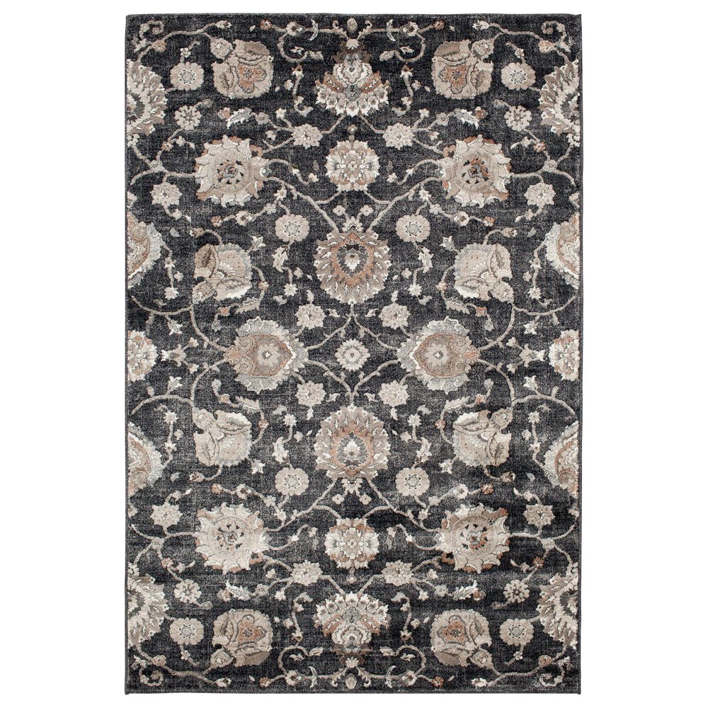 Central Oriental Adore Harlet 5" x 7"6" Blue and Grey Area Rug, , large