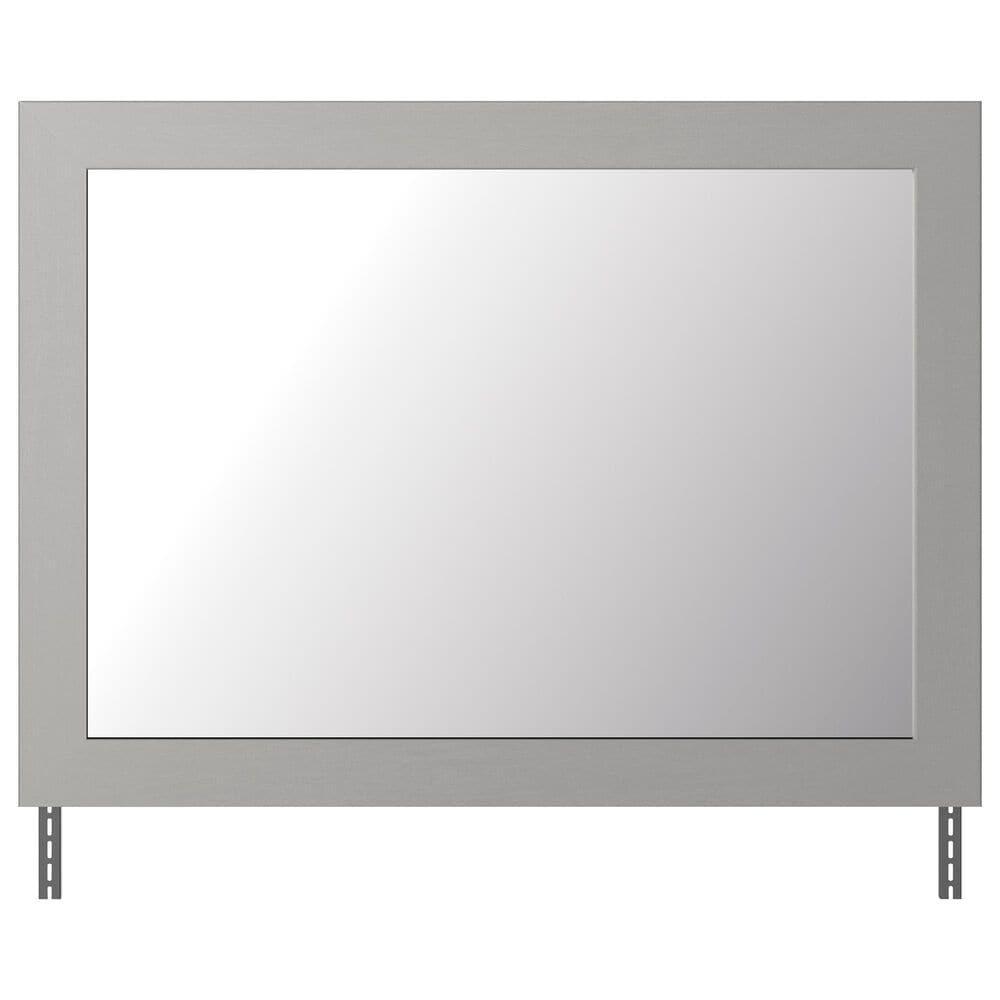 Ashley Cottonburg Bedroom Mirror in Light Gray, , large