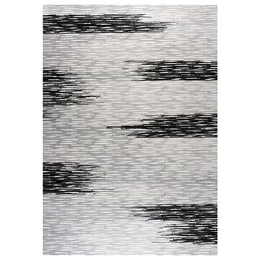 Art Carpet Abington Abstract 5" x 7" Gray Squirrel Area Rug, , large