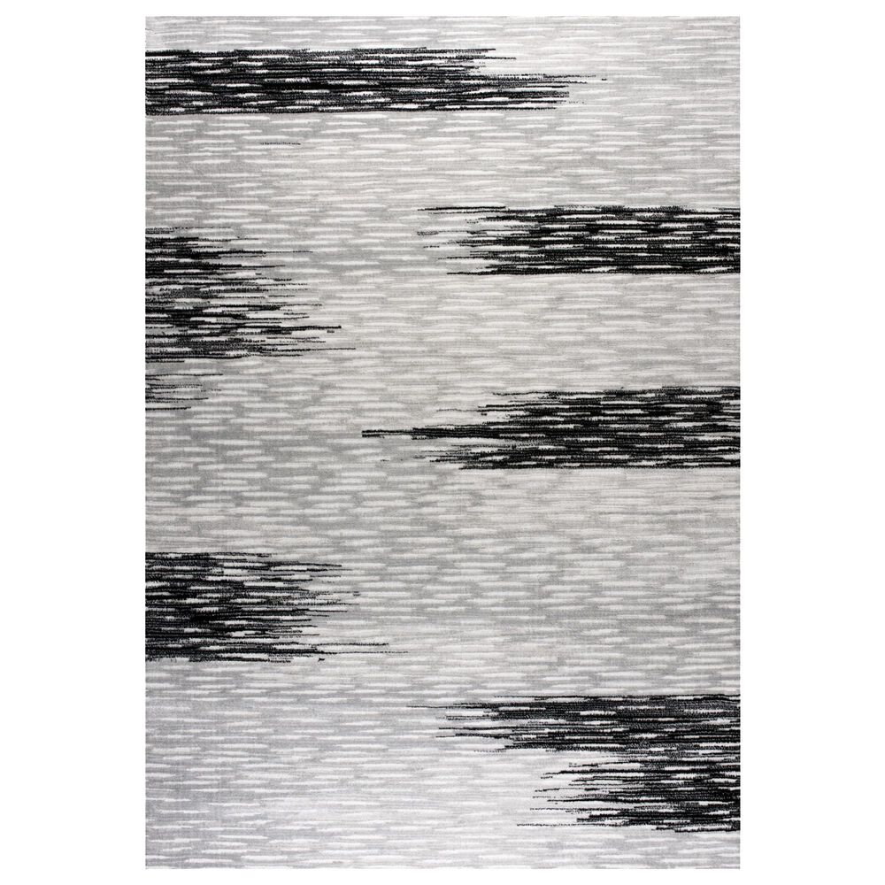 Art Carpet Abington Abstract 5" x 7" Gray Squirrel Area Rug, , large