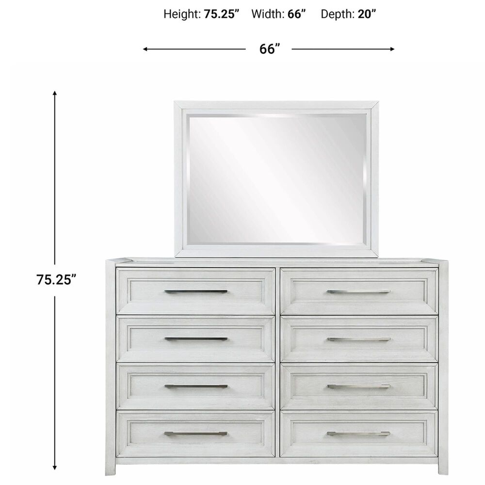 Sasha Lee 3-Piece King Storage Bedroom Set in Brushed White, , large