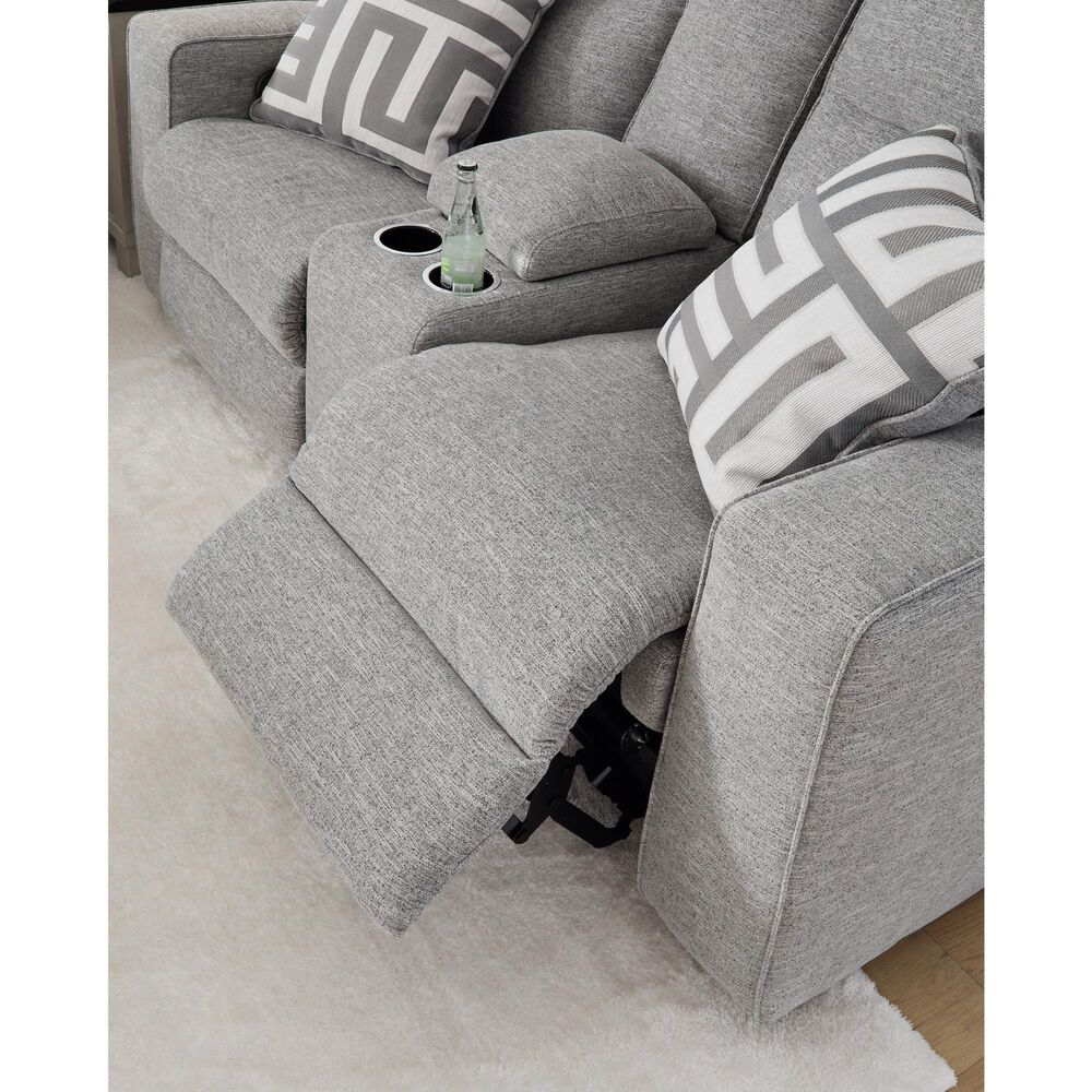 Ashley Biscoe Power Reclining Loveseat in Pewter, , large