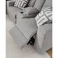 Ashley Biscoe Power Reclining Loveseat in Pewter, , large