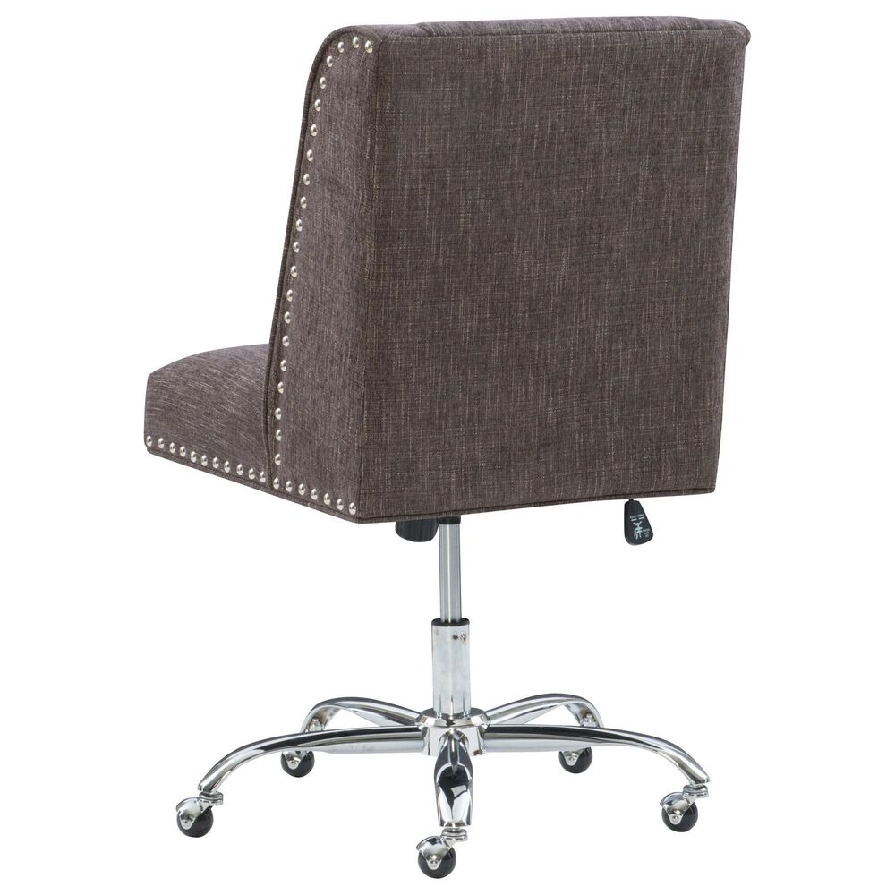 Linden Boulevard Draper Office Chair in Charcoal, , large