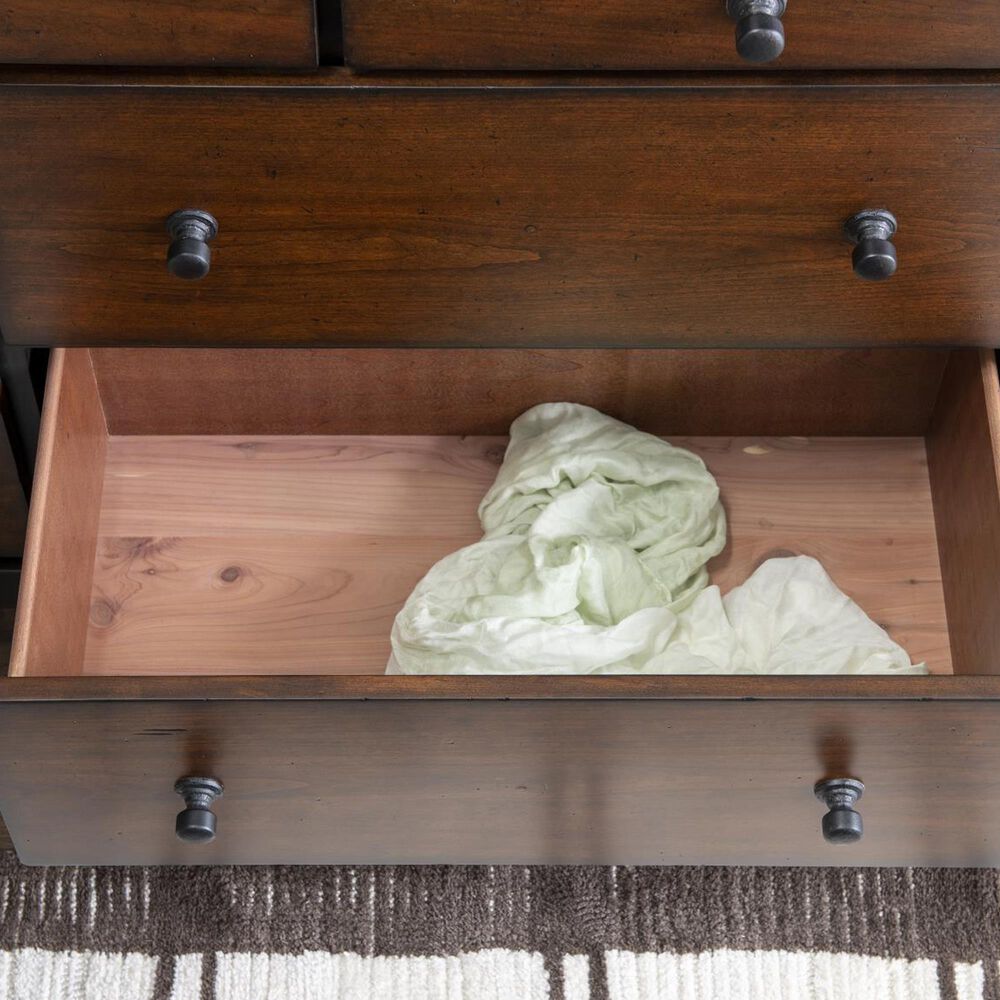 St Claire Home Fenmore 9-Drawer Dresser in Mocha and Distressed Cherry, , large