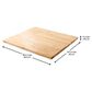 Gladiator 27" Hardwood Work Top in Brown, , large
