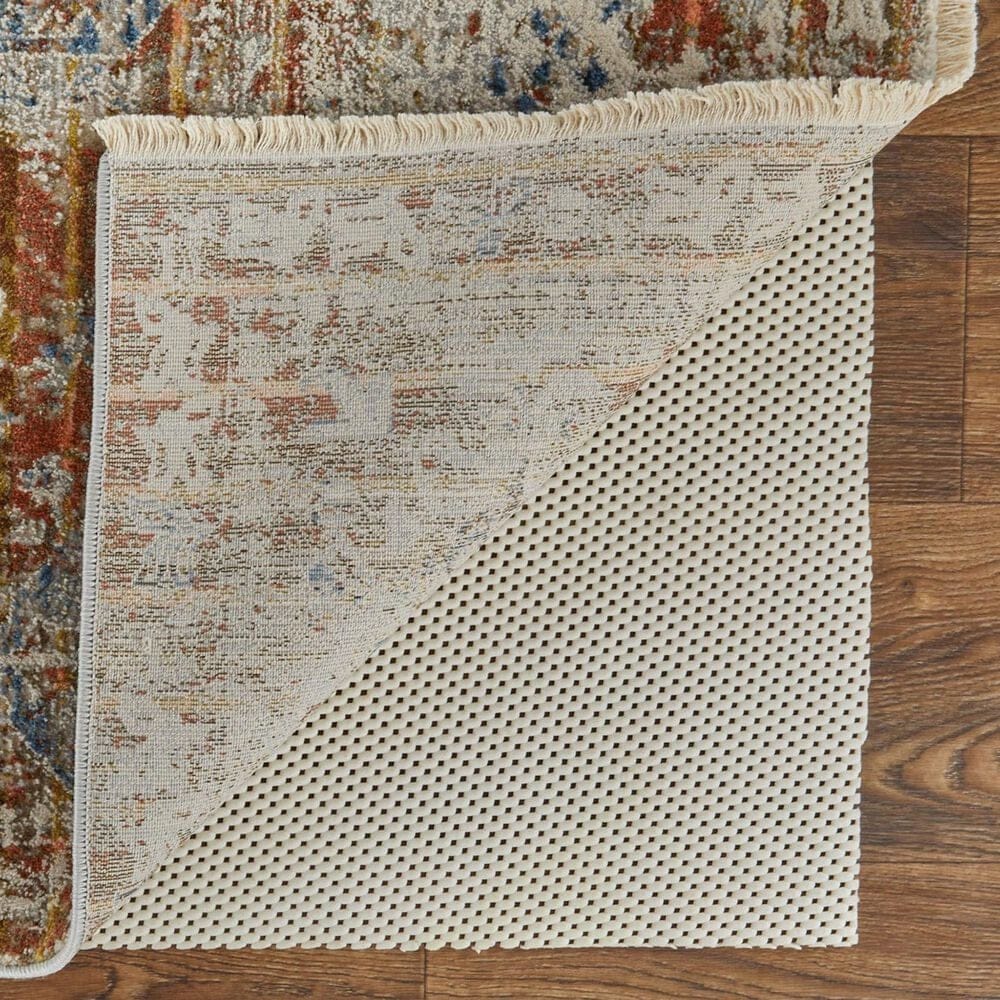 Feizy Kaia 39HWF 3&#39; x 5&#39; Blue and Red Area Rug, , large
