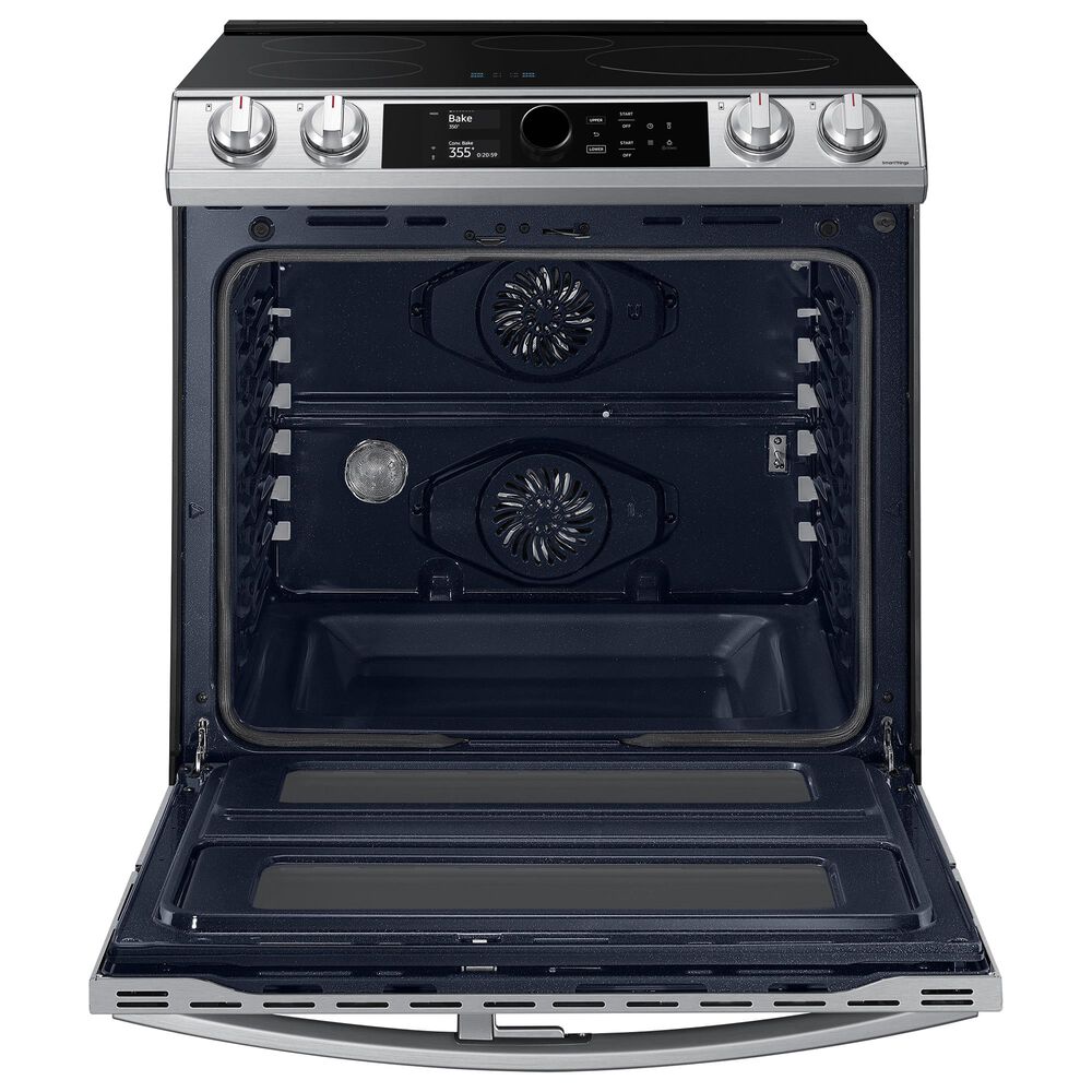 Samsung 6.3 Cu. Ft. Slide-In Dual Door Induction Range with Wi-Fi and Air Fry in Stainless Steel, , large