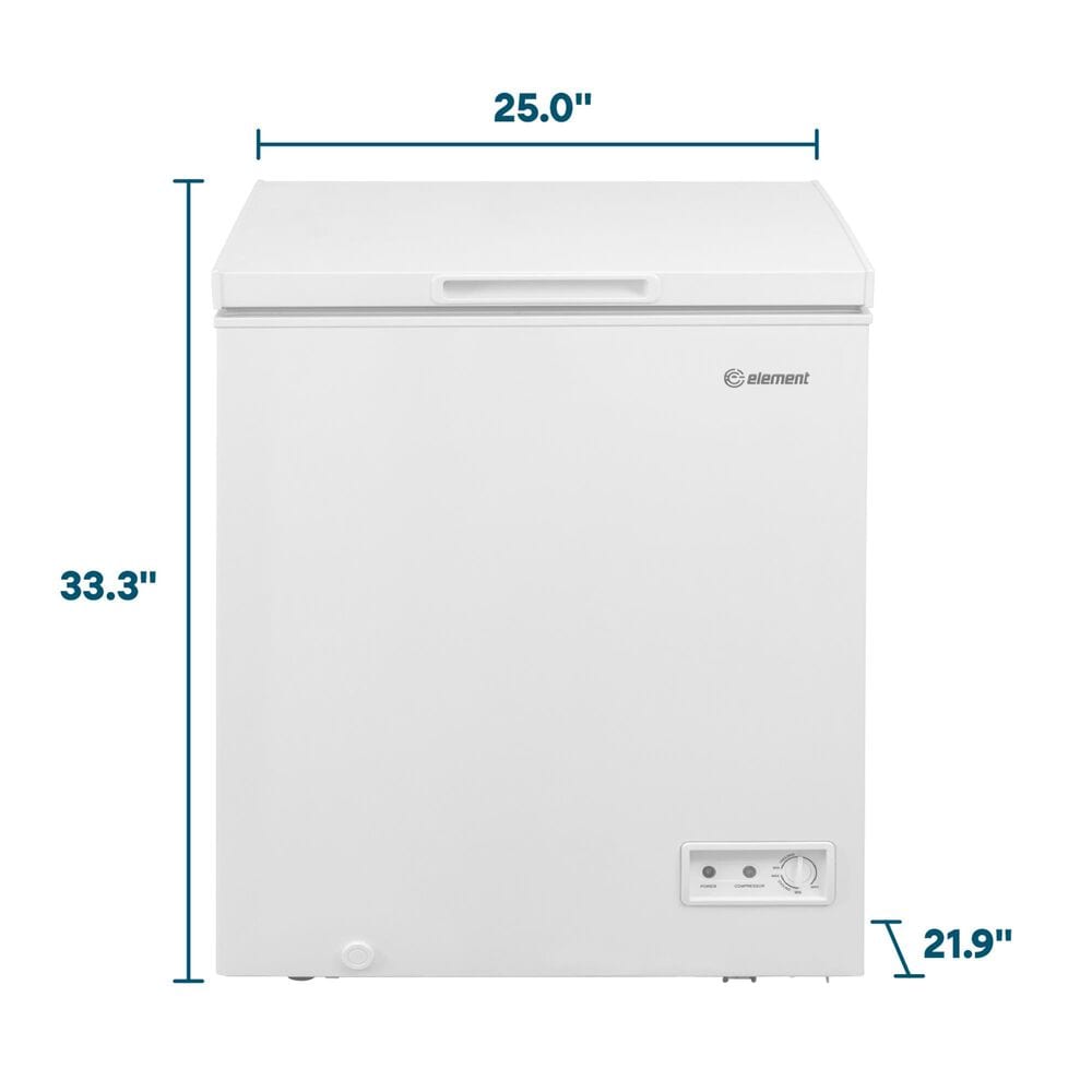 Element 5 Cu. Ft. Chest Freezer in White, , large