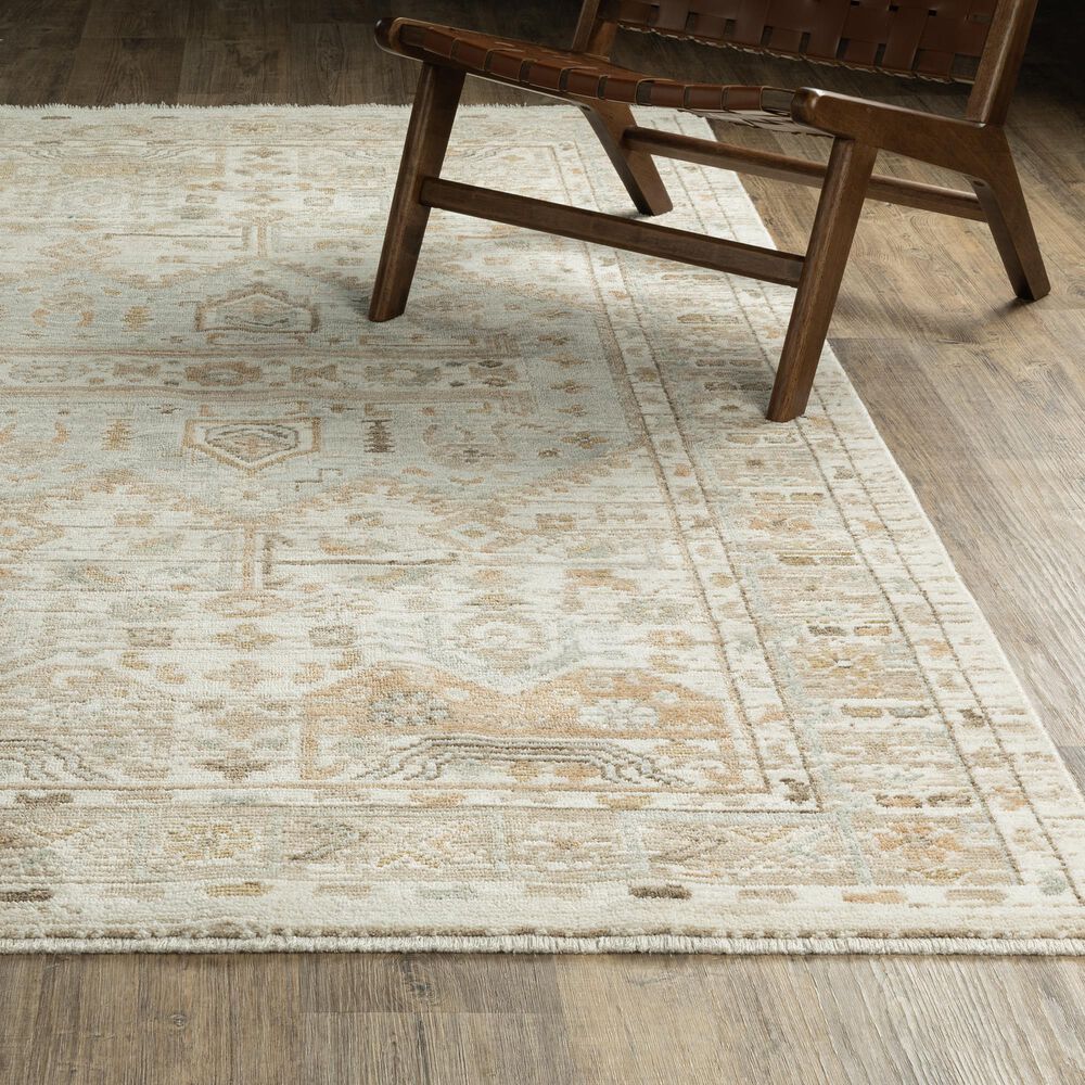 Oriental Weavers Lola LLA08 Blue and Beige 5'3" x 7'6" Area Rug, , large