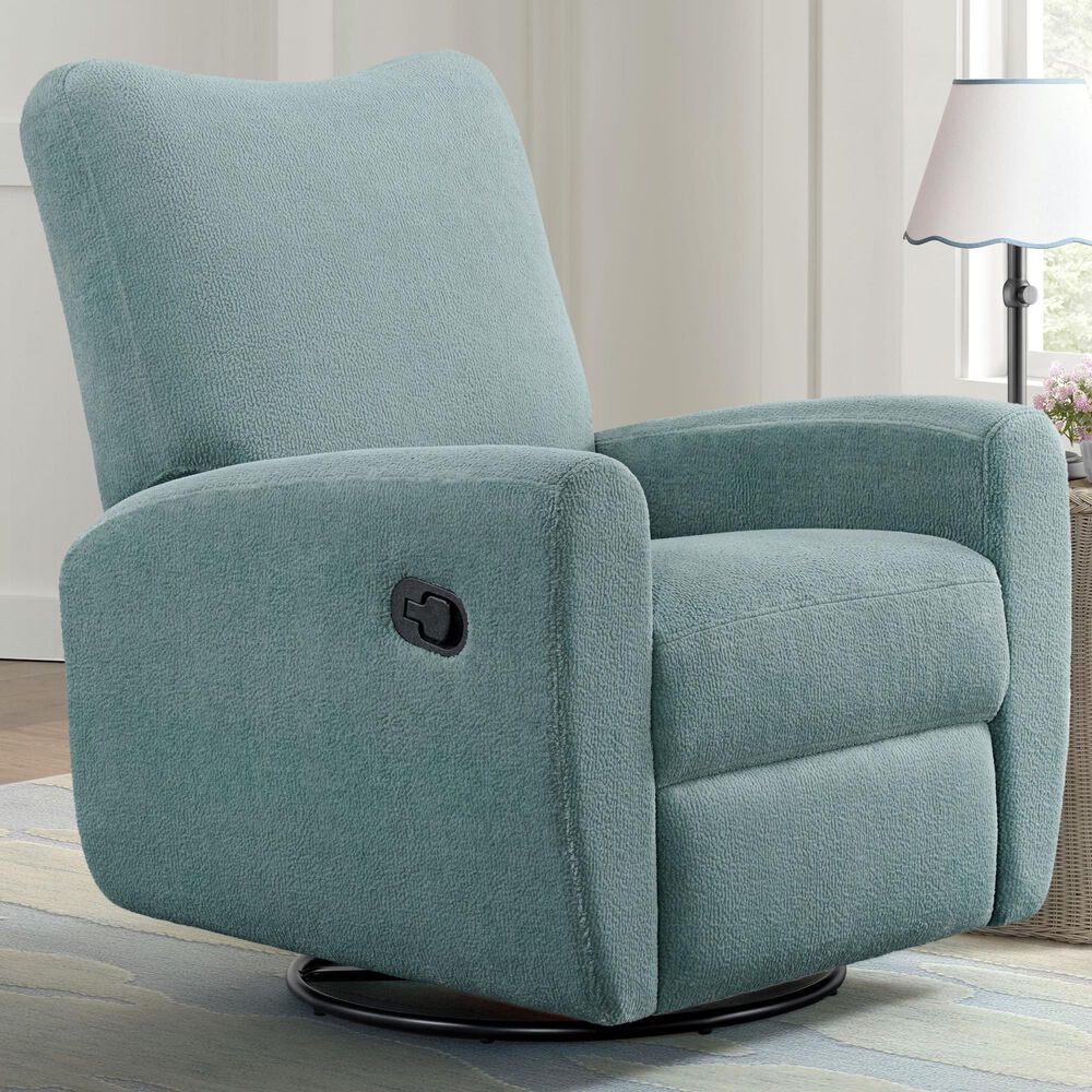 Oxford Baby Synergy Glider Recliner in Teal Mist, , large