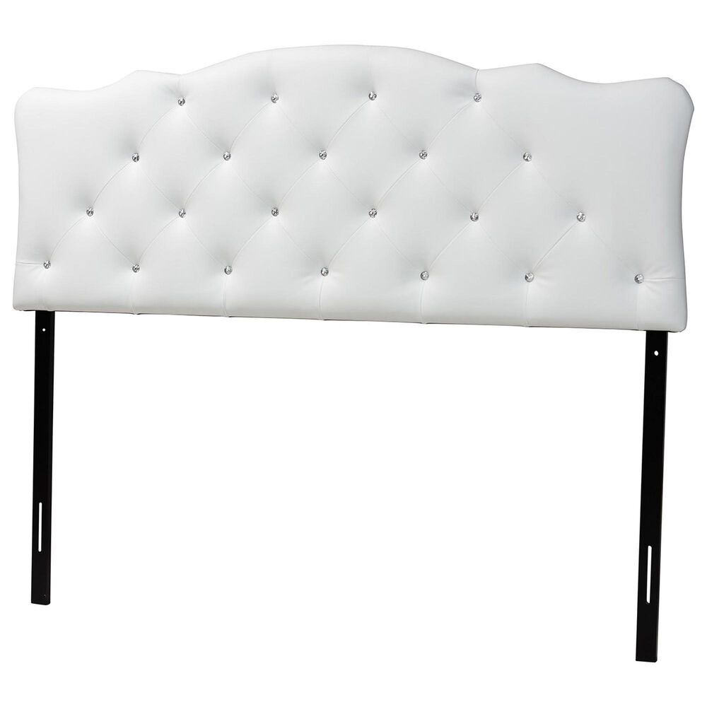 Baxton Studio Rita Full Panel Headboard in Black, , large