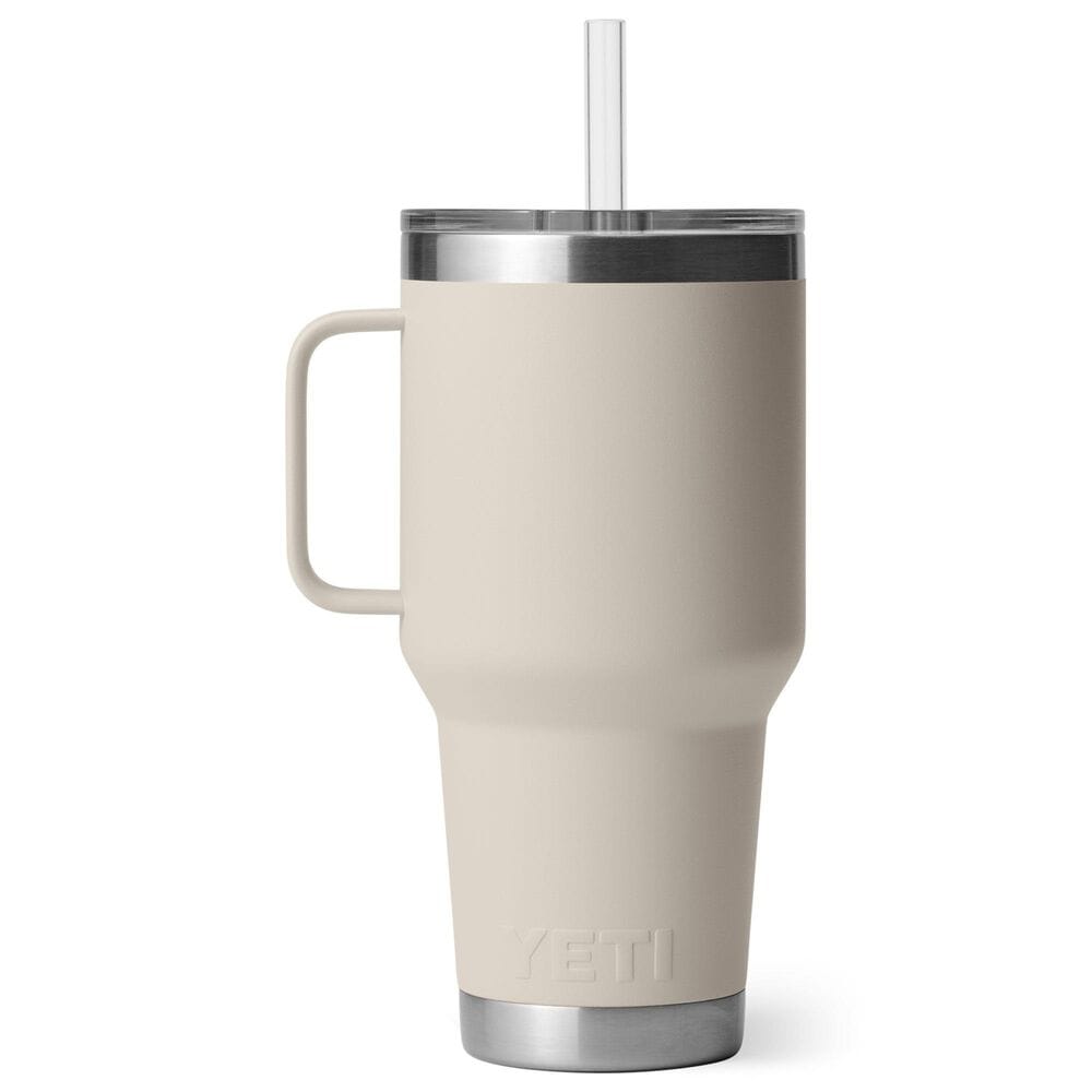 YETI Rambler 35 Oz Straw Mug with Straw Lid in Cape Taupe, , large