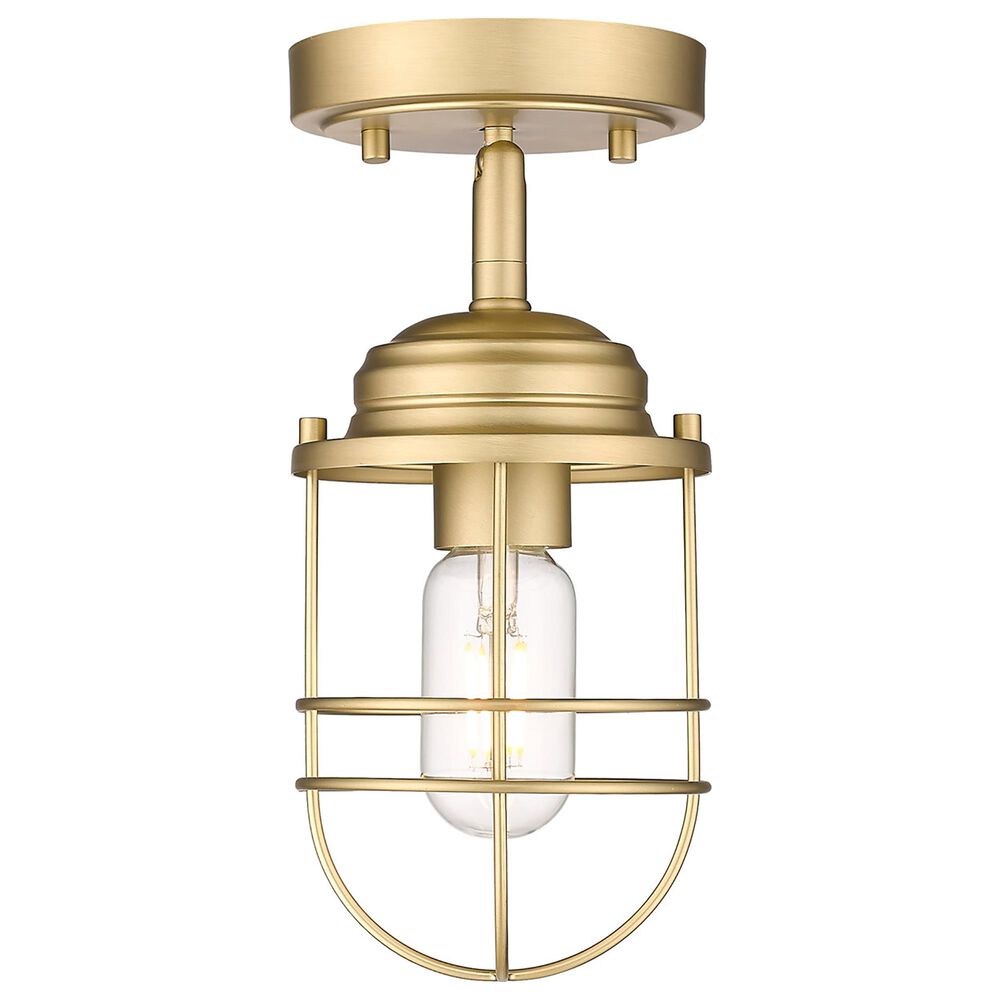 Golden Lighting Seaport Semi-Flush in Brushed Champagne Bronze, , large