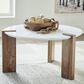 Ashley Isanti Coffee Table in White and Brown, , large