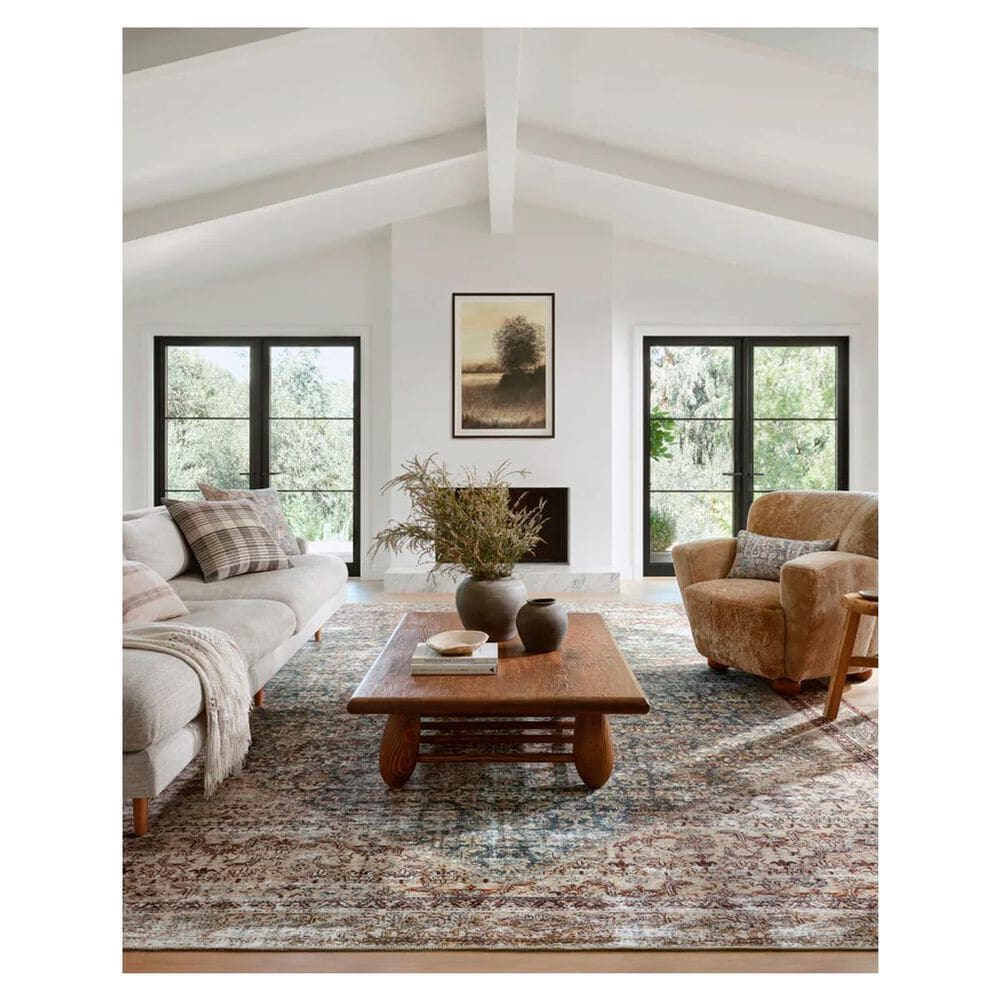 Amber Lewis x Loloi Georgie 2&#39;6&quot; x 12&#39; Teal and Antique Runner, , large