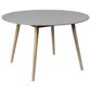 Blue River Kylie 47" Outdoor Round Dining Table in Grey and Light Eucalyptus, , large