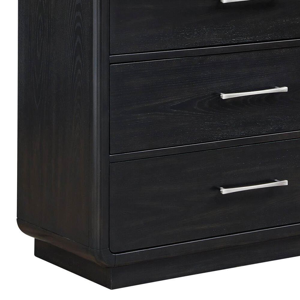 Millenium Rowanbeck 5-Drawer Chest in Black, , large