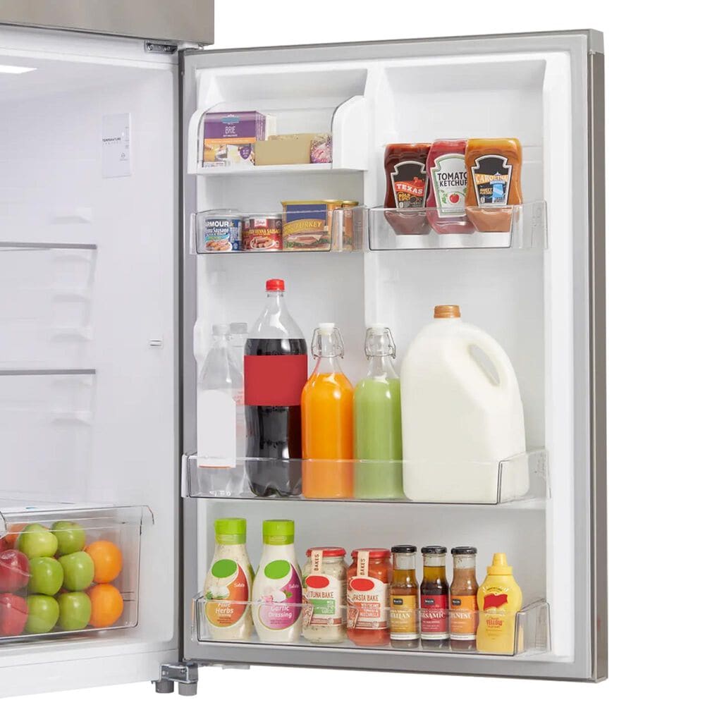Midea 20.5 Cu. Ft. Garage Ready Top-Freezer Refrigerator in Stainless Steel, , large